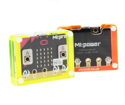 Kitronik MI:power Case for the BBC micro:bit Green