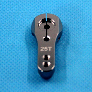 Aluminum Alloy 25T Steering Servo Arm Horn Deep Grey