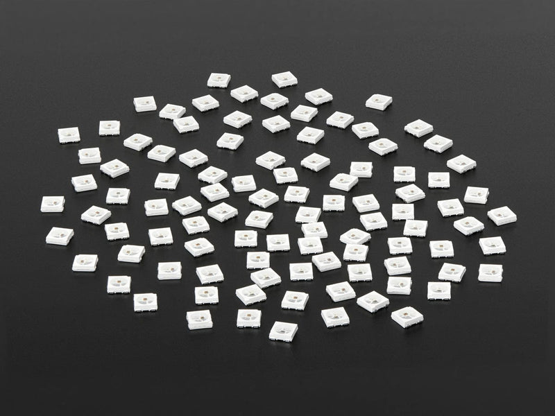 NeoPixel RGB 5050 LED with Integrated Driver Chip - 100 Pack (SK6812)