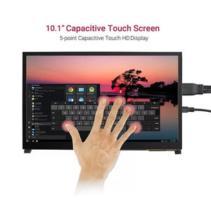 10.1 inch 1024*600 IPS Capacitive Touch Monitor with Speaker & Stand