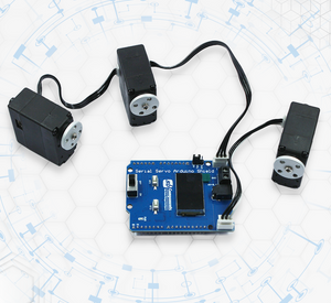 Serial Servo Arduino Shield