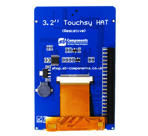 Touchsy - 3.2" Touch LCD Display Hat for Raspberry Pi