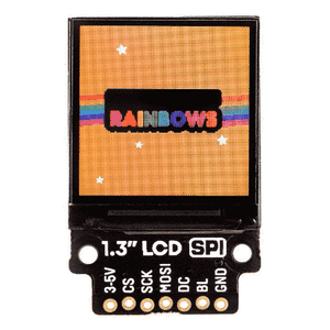 1.3" SPI Colour Square LCD (240x240) Breakout