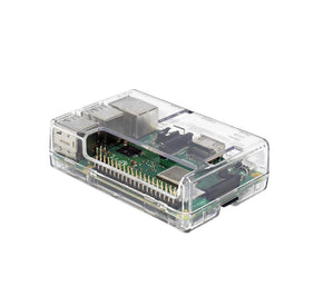 Raspberry Pi 2, 3, 3B+ Open Case, Clear