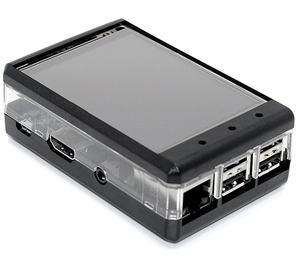 Protective Black Case for Raspberry Pi 2, 3, 3B+ and 3.2" LCD