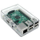 Raspberry Pi 2, 3, 3B+ Closed Case, Clear
