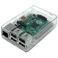 Raspberry Pi 2, 3, 3B+ Closed Case, Clear