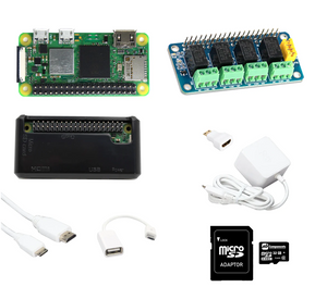 Raspberry Pi Zero 2 W kit & Relay 4 Zero Combo