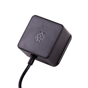 Official 15.3 W Raspberry Pi 4 Type-C Power Supply - UK Plug (Black)