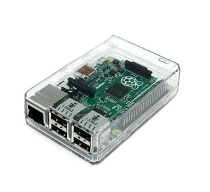 Raspberry Pi 2, 3, 3B+ Closed Case, Clear