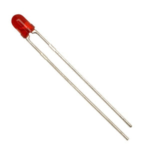 Red LED 3mm round DIP