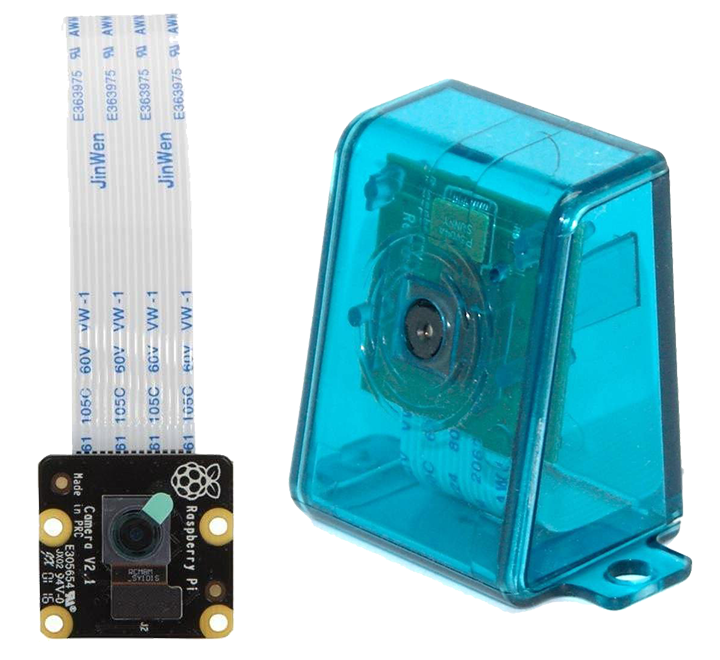 Official 8 MP Raspberry Pi NOIR Camera with Blue Case
